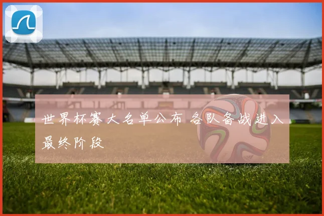 世界杯赛大名单公布 各队备战进入最终阶段